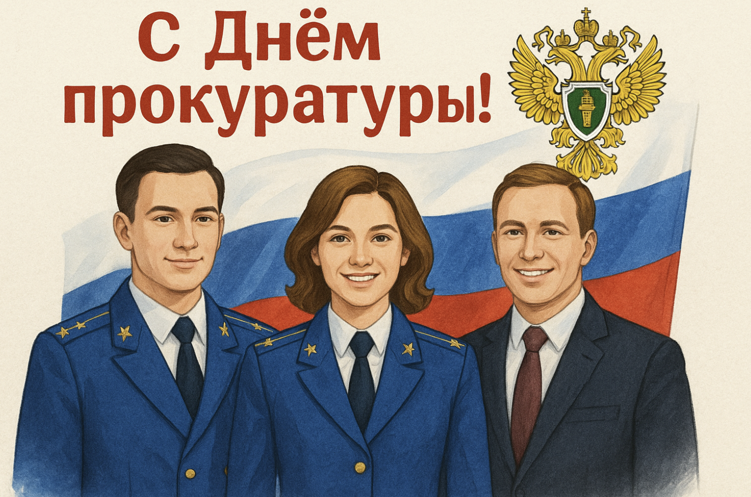 Фото День работника прокуратуры: открытки к празднику 10